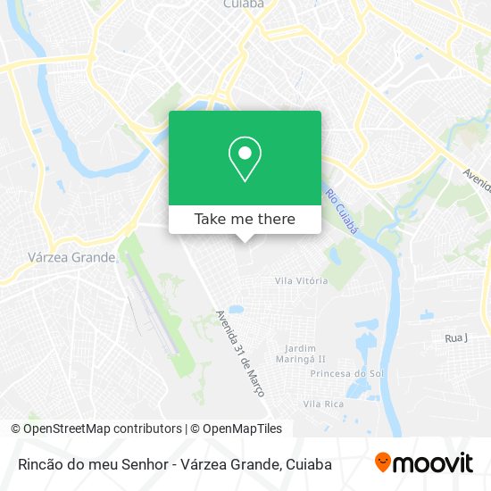 Rincão do meu Senhor - Várzea Grande map