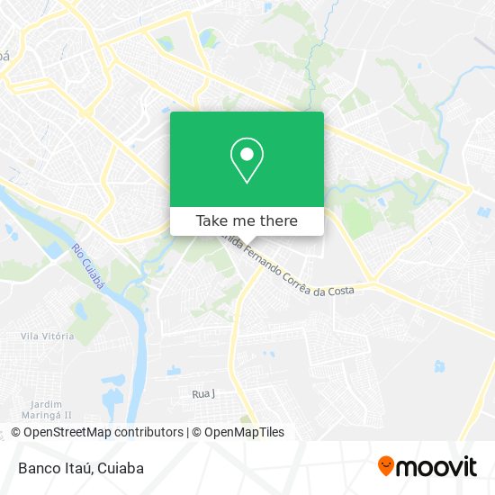 Banco Itaú map