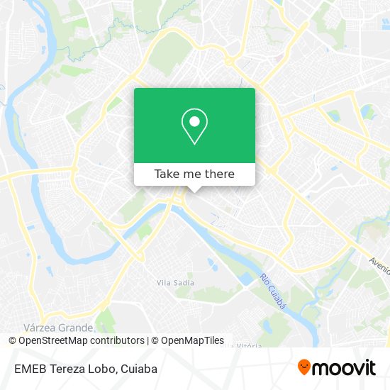 EMEB Tereza Lobo map