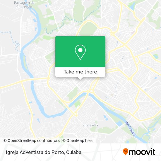 Mapa Igreja Adventista do Porto