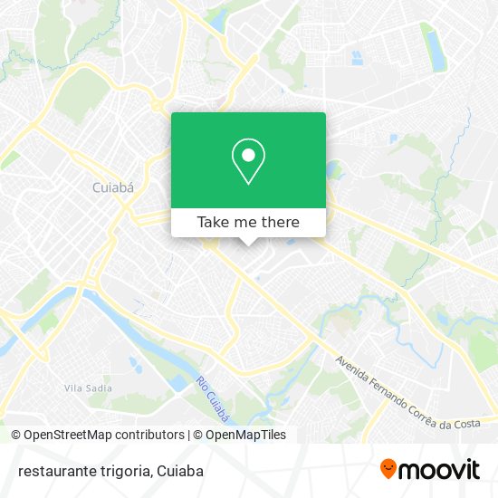 Mapa restaurante  trigoria