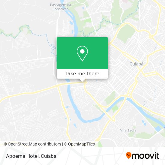 Mapa Apoema Hotel