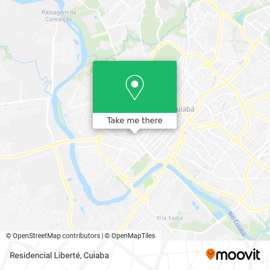Residencial Liberté map