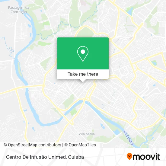 Centro De Infusão Unimed map