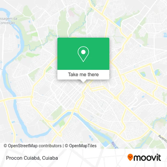 Procon Cuiabá map