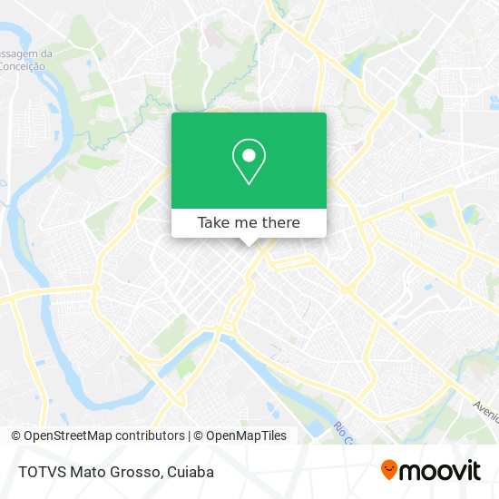 TOTVS Mato Grosso map