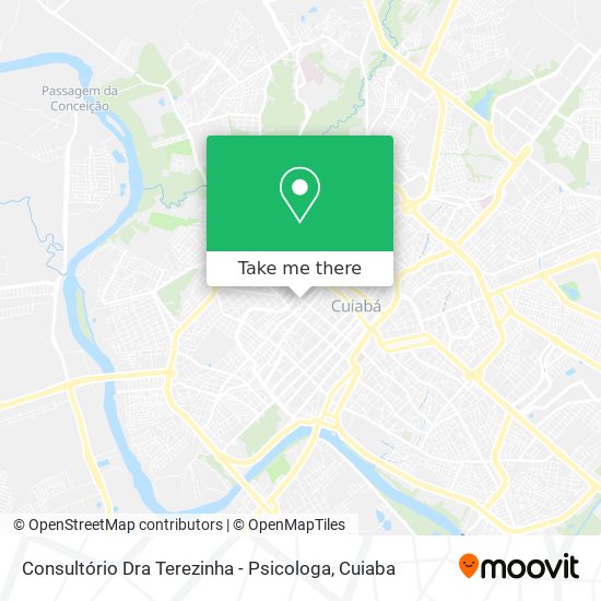 Consultório Dra Terezinha - Psicologa map