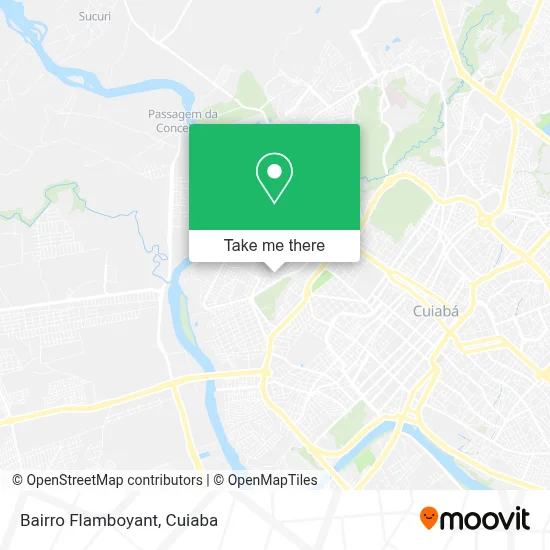 Bairro Flamboyant map
