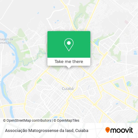 Associação Matogrossense da Iasd map