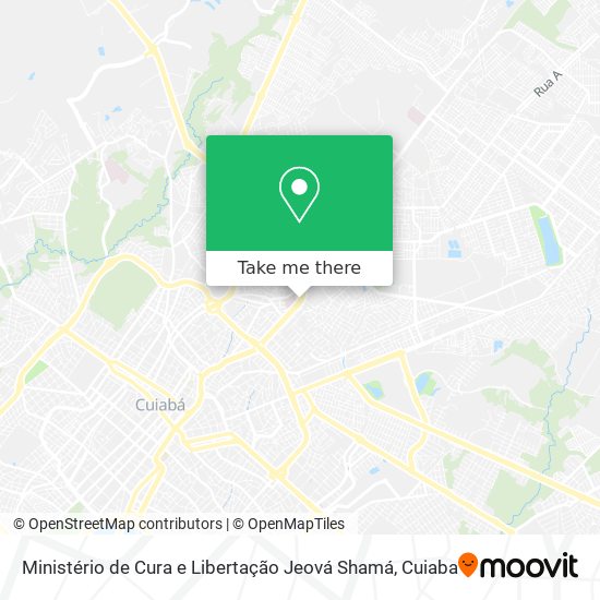 Mapa Ministério de Cura e Libertação Jeová Shamá