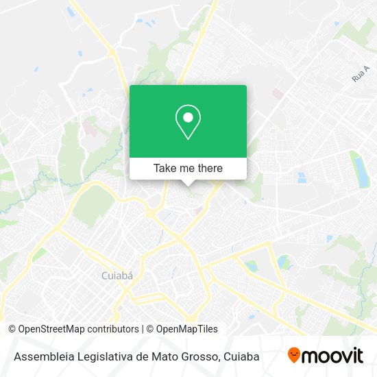 Assembleia Legislativa de Mato Grosso map