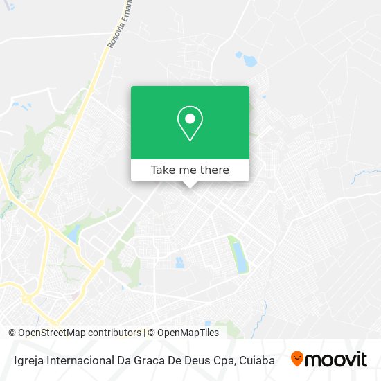 Igreja Internacional Da Graca De Deus Cpa map