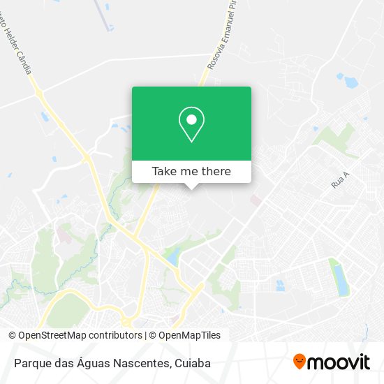 Parque das Águas Nascentes map