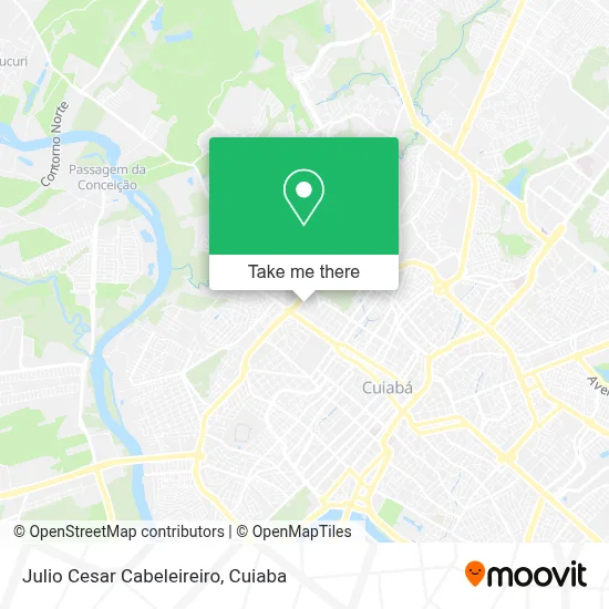 Julio Cesar Cabeleireiro map