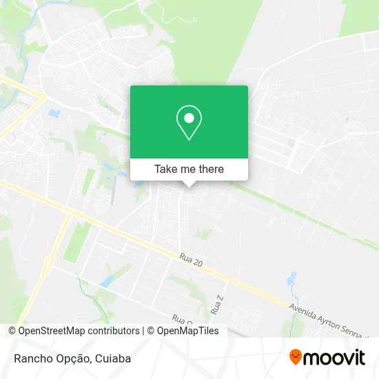 Rancho Opção map