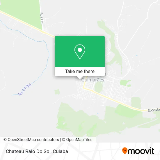 Chateau Raio Do Sol map