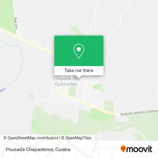 Pousada Chapadense map