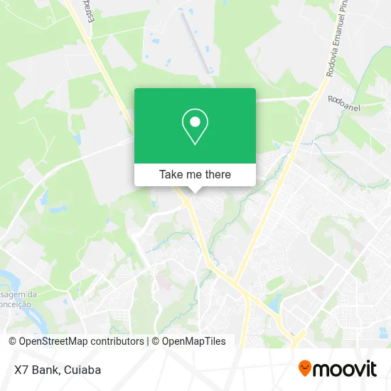 X7 Bank map