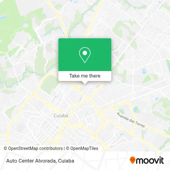 Auto Center Alvorada map