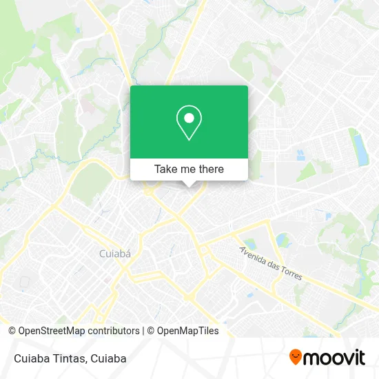 Cuiaba Tintas map