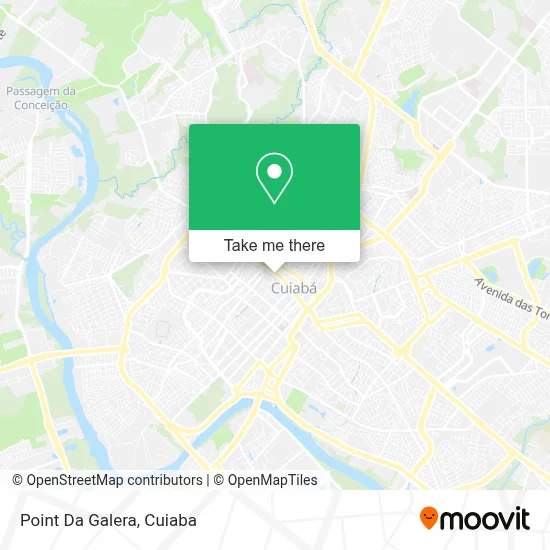 Point Da Galera map