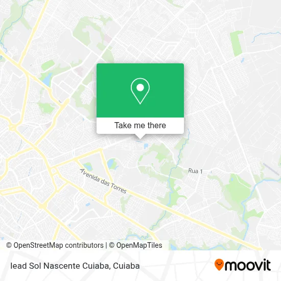 Iead Sol Nascente Cuiaba map