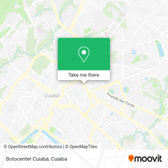 Botocenter Cuiabá map