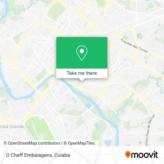 O Cheff Embalagens map