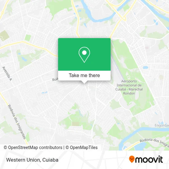 Western Union map