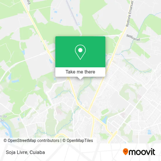 Soja Livre map