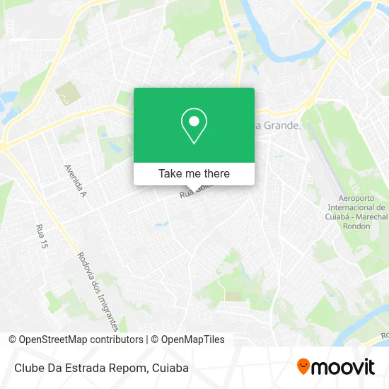 Clube Da Estrada Repom map