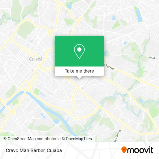 Cravo Man Barber map