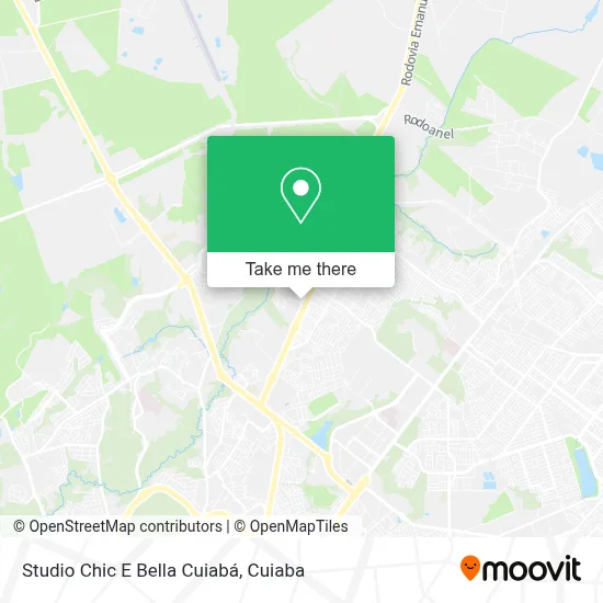 Studio Chic E Bella Cuiabá map