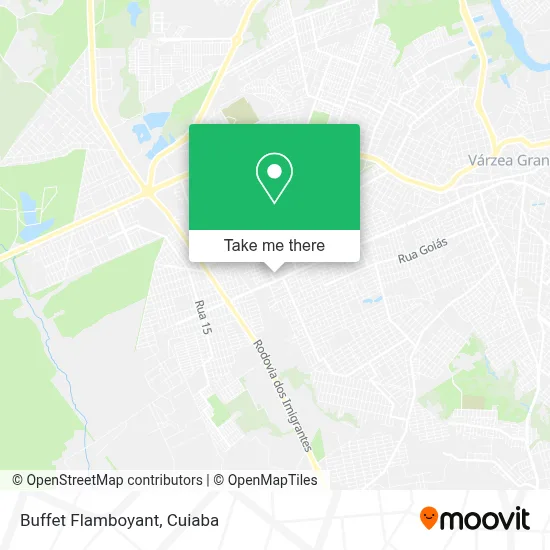 Buffet Flamboyant map