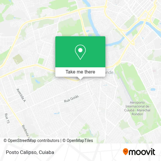 Posto Calipso map