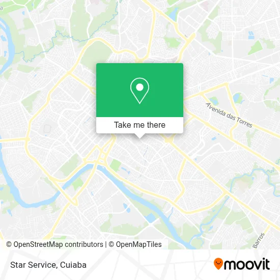 Star Service map