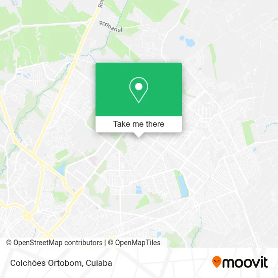 Colchões Ortobom map