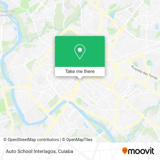 Auto School Interlagos map
