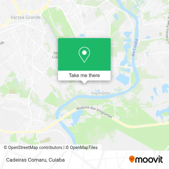 Cadeiras Comaru map