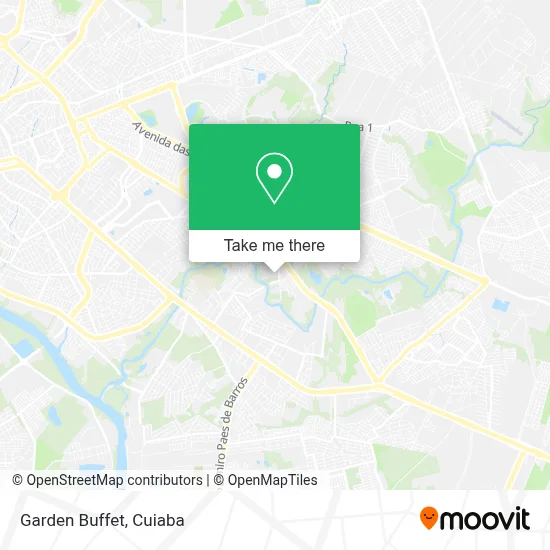 Garden Buffet map