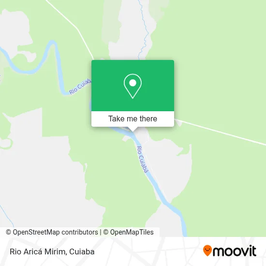 Rio Aricá Mirim map