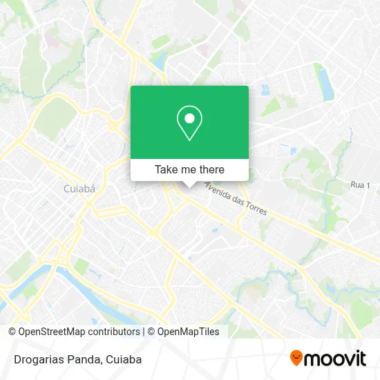Drogarias Panda map