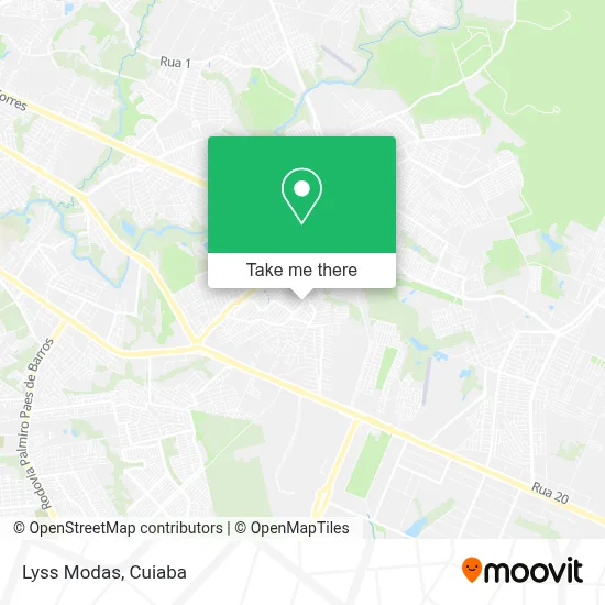 Lyss Modas map