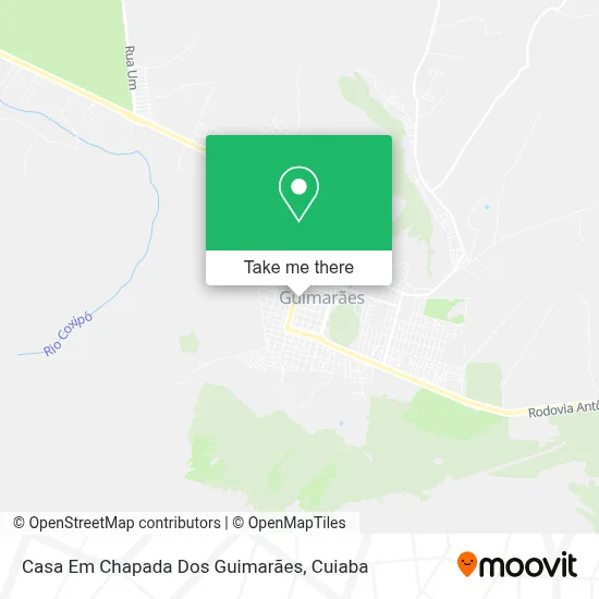 Casa Em Chapada Dos Guimarães map