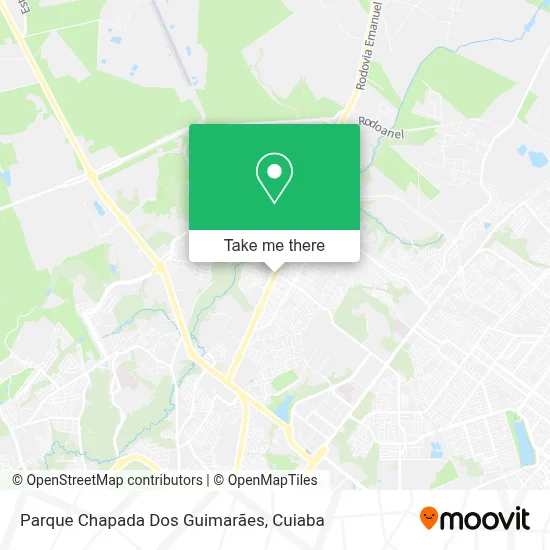 Parque Chapada Dos Guimarães map