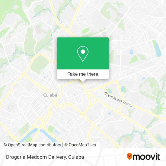 Drogaria Medcom Delivery map