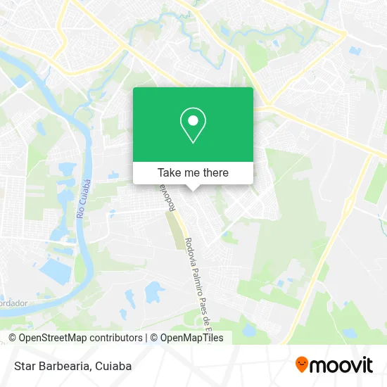 Star Barbearia map