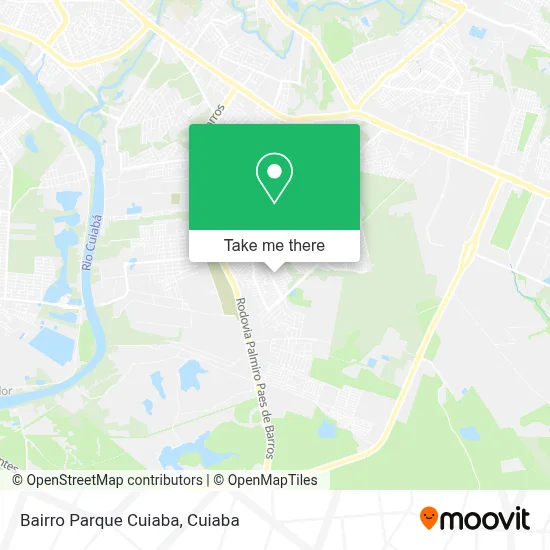 Bairro Parque Cuiaba map