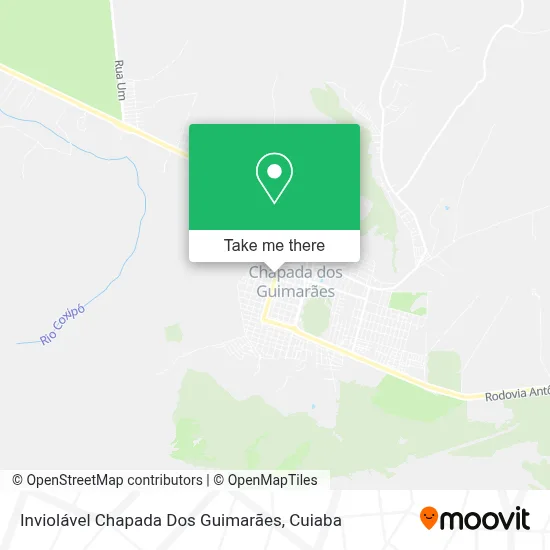 Inviolável Chapada Dos Guimarães map