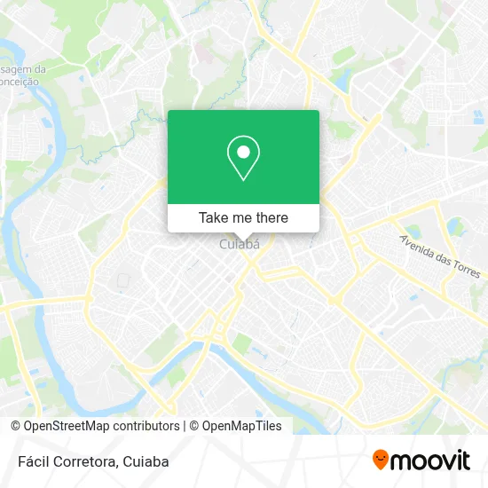 Fácil Corretora map